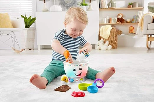 Fisher Price Laugh & Learn - Mixing Bowl - QE/AR/FR By Mattel - Image 2