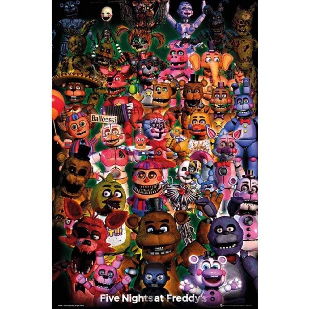 Five Nights At Freddy's Ultimate Group 61X91 cm Poster by Gb Eye