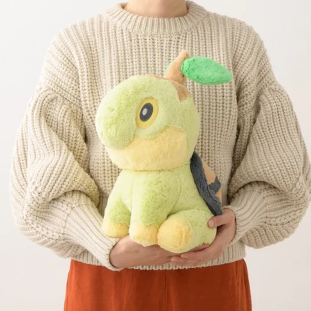 Pokemon Center Comfy Friends Original Fluffy Hugging Plush Toy - Turtwig - Image 2
