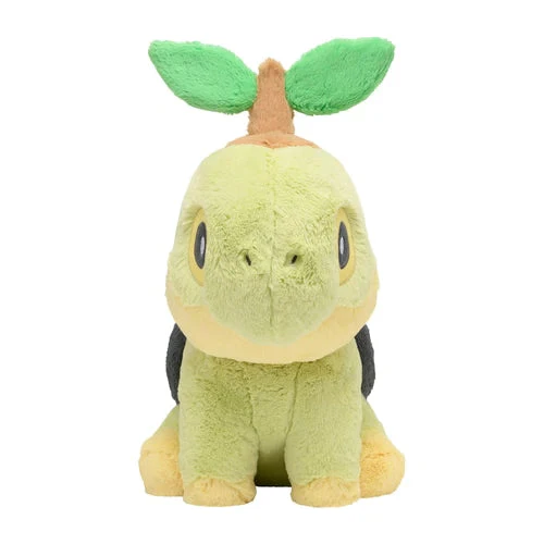 Pokemon Center Comfy Friends Original Fluffy Hugging Plush Toy - Turtwig - Image 3