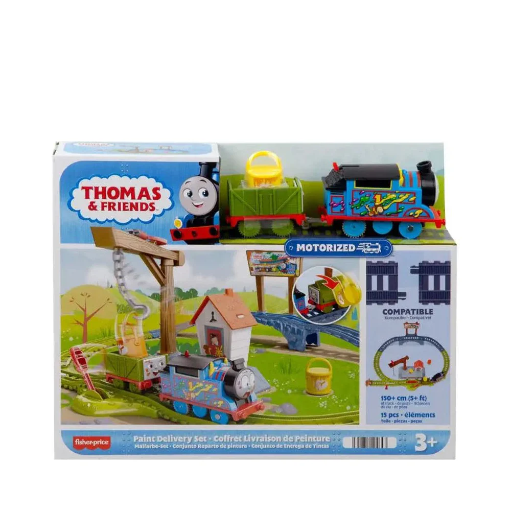 Thomas & Friends Topsy Turvy Paint Delivery Set By Mattel