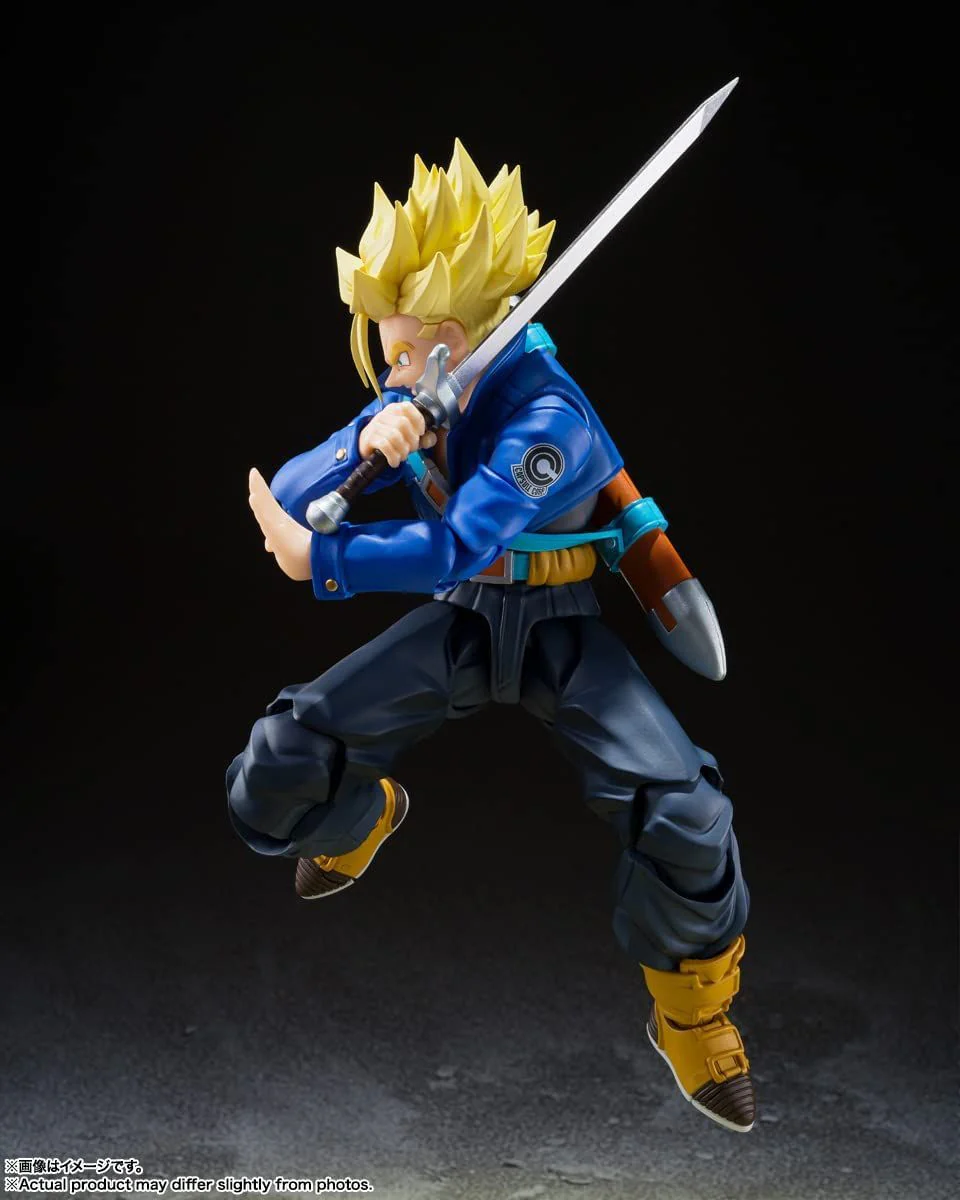 Fragon Ball Trunks The Boy From The Future S.H. Figuarts Action Figure By Bandai Tamshii - Image 2