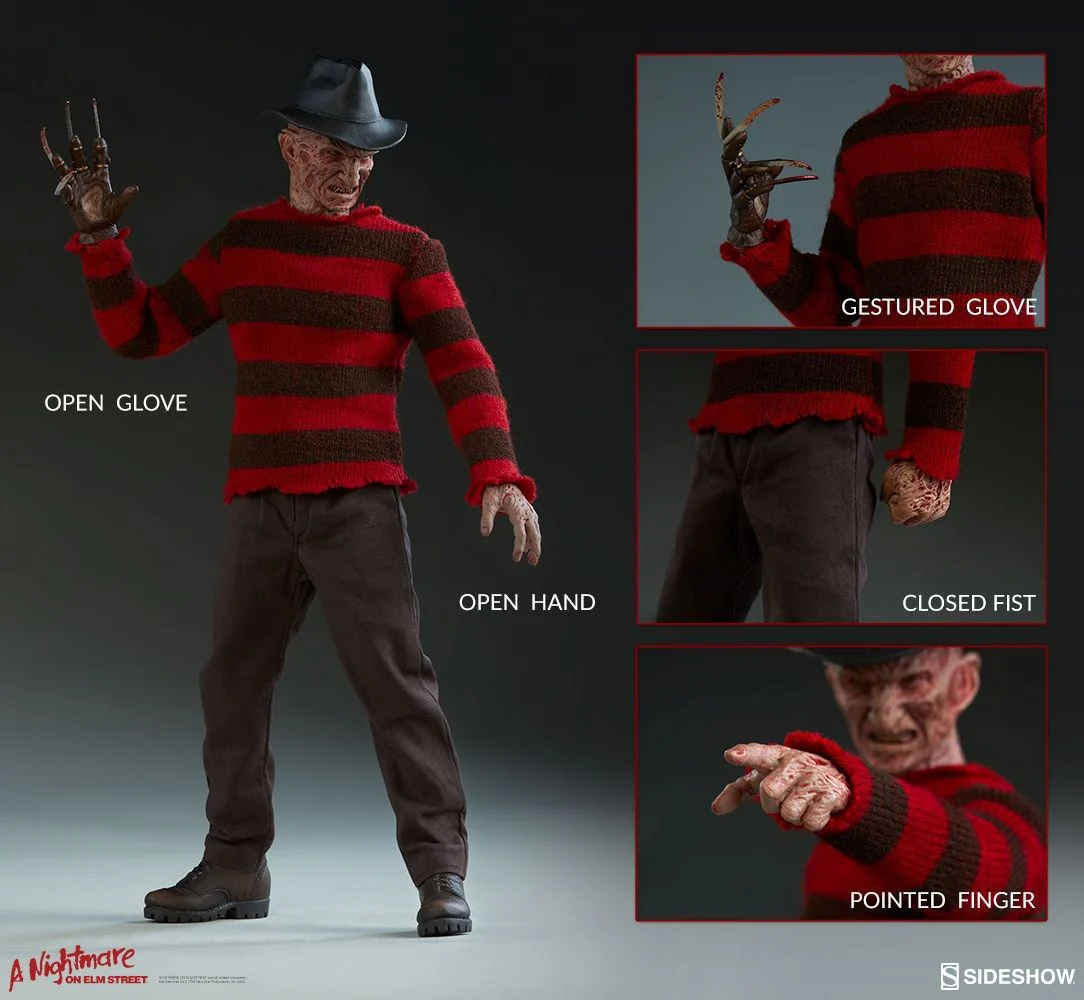 Nightmare on Elm Street Freddy Krueger 1/6 Scale Action Figure by Sideshow - Image 2
