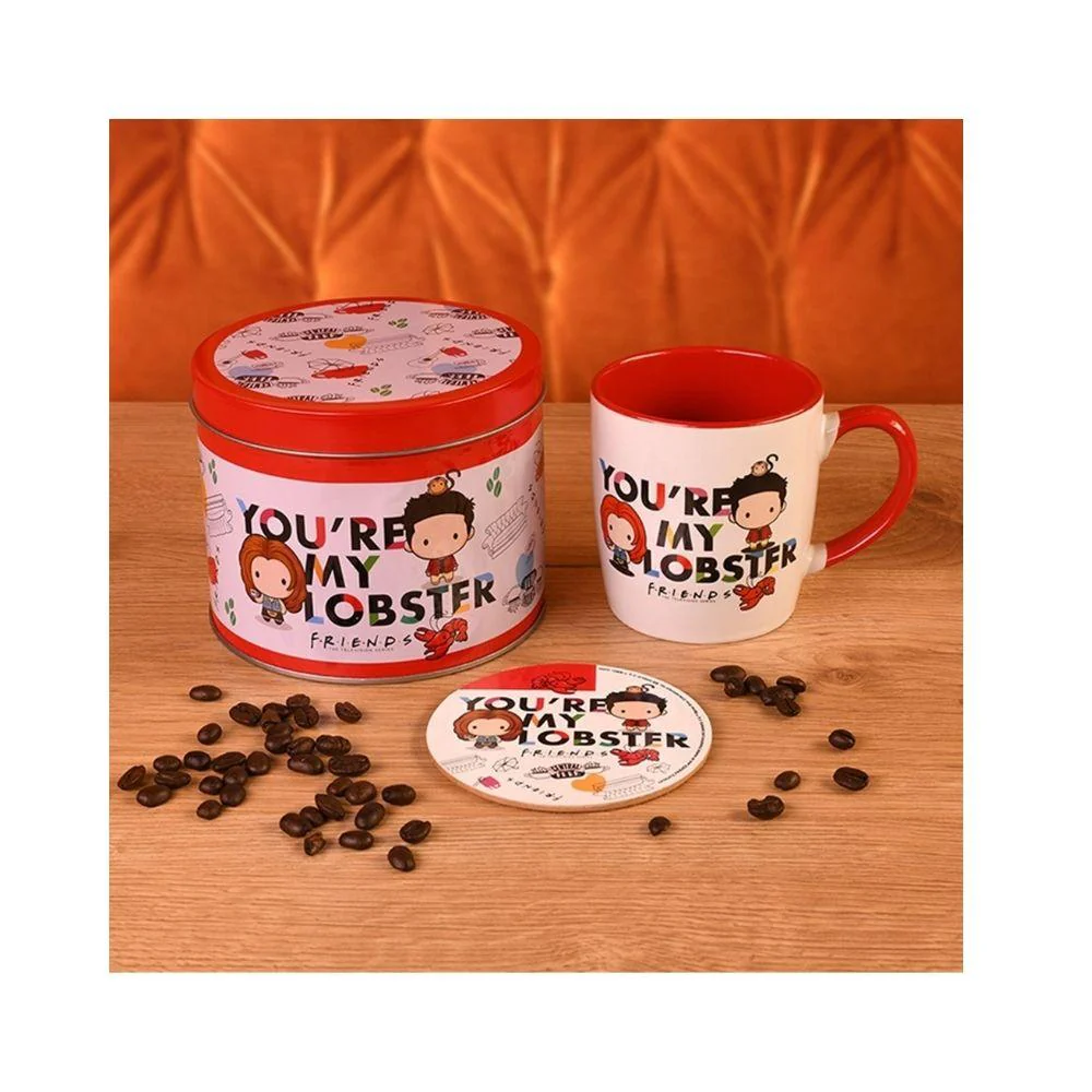 Friends You're My Lobster (Mug. Coaster & Tin) - Image 2