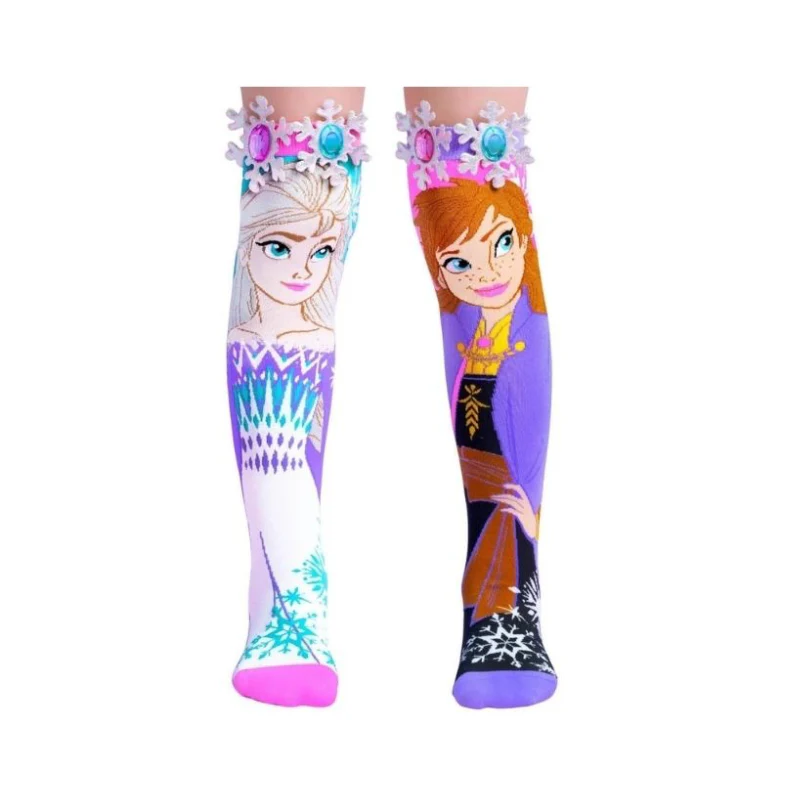 Frozen Elsa & Anna Sister Socks By Madmia