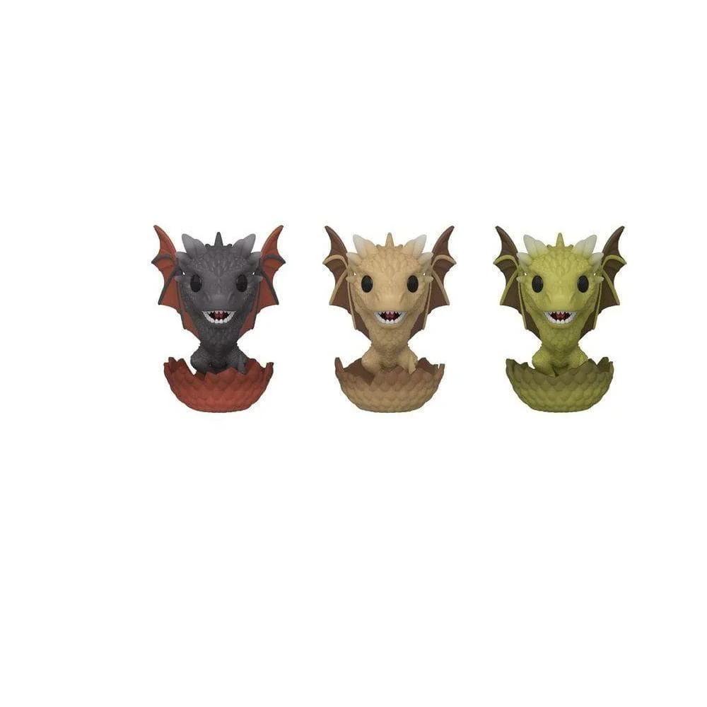 Pop TV: ECCC Exc GOT - 3PK Dragon Egg
