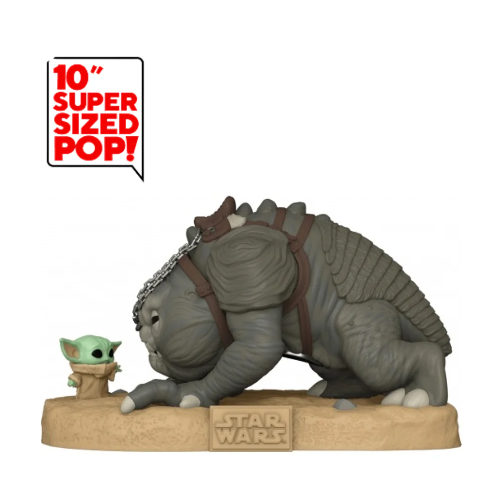 Funko 10" : Star Wars - The Book of Boba Fett - Grogu with Rancor