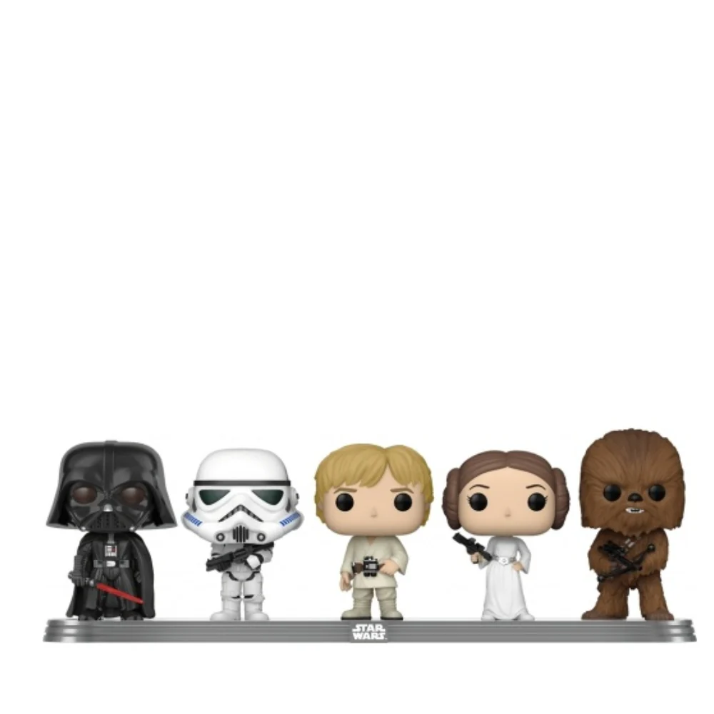 Funko 5 Pack : Star Wars - DARTH VADER, STORMTROOPER, LUKE SKYWALKER, PRINCESS LEIA & CHEWBACCA (Galactic Convention Sticker)