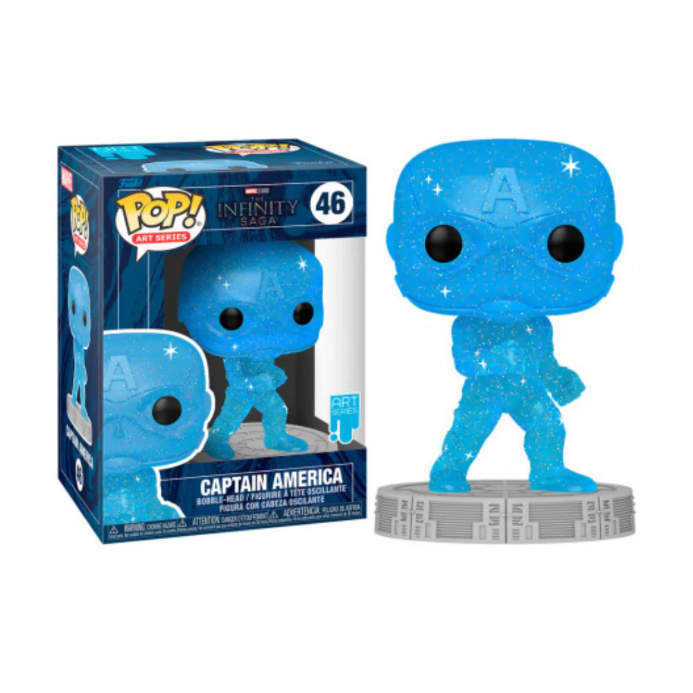 Funko Art Series : Infinity Saga - Captain America(Blue) - Image 2