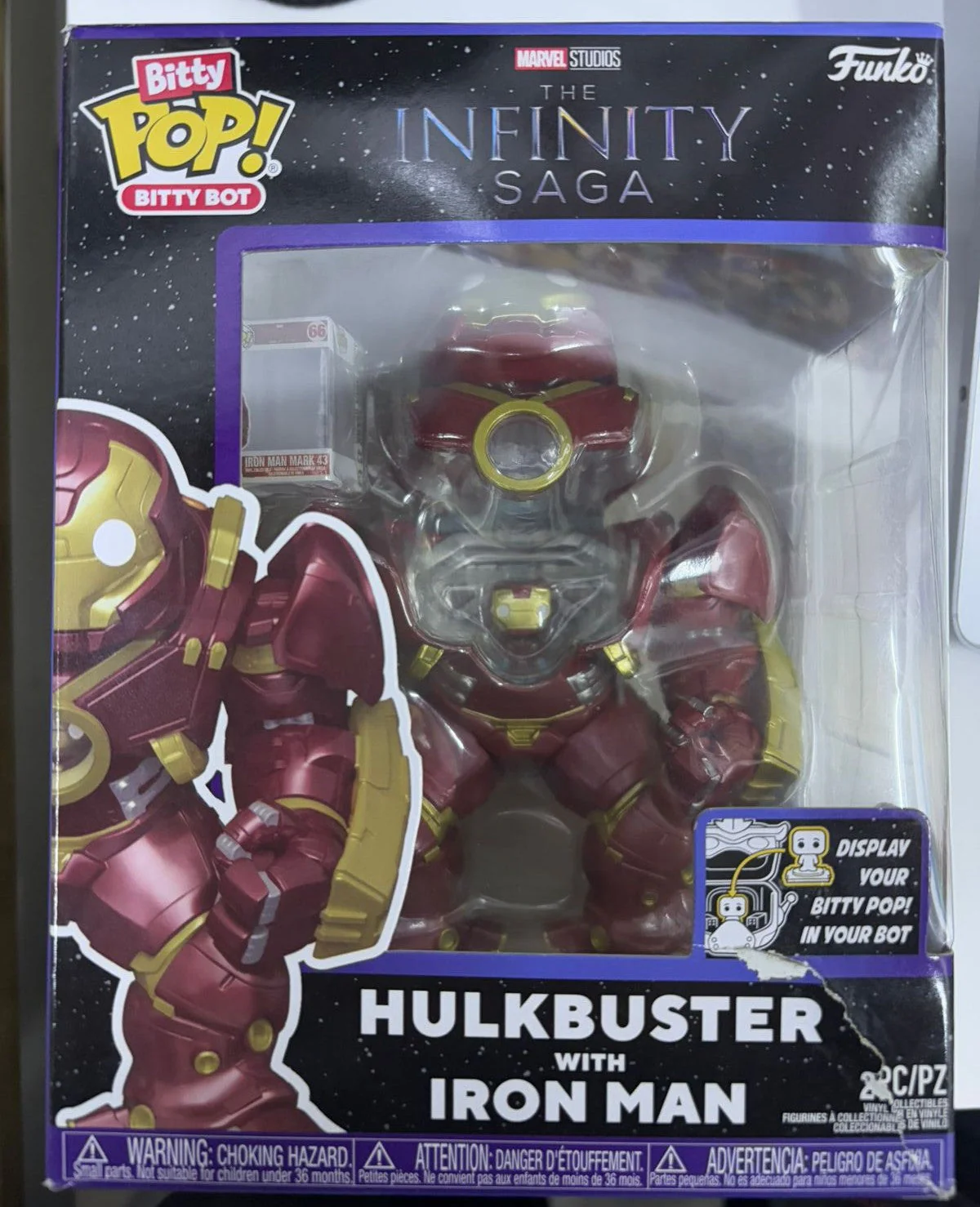 Funko Bitty Bot! Marvel: Hulkbuster [Damaged Box] - Image 2