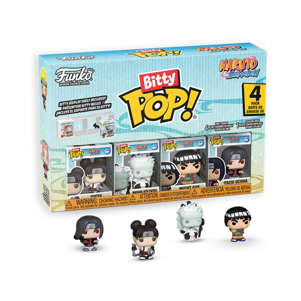 Funko Bitty Pop Animation Naruto Shippuden - Battles 4Pk