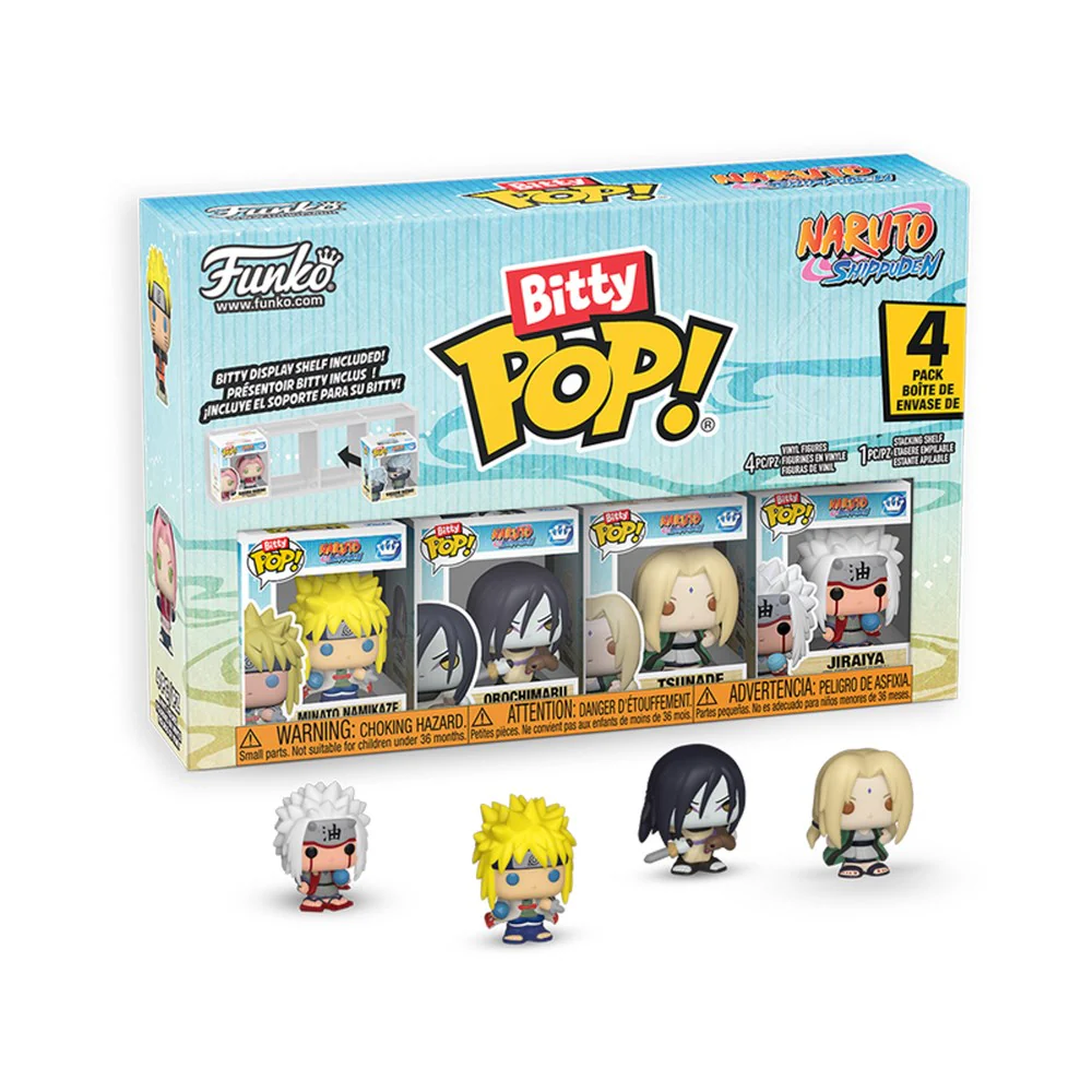 Funko Bitty Pop Animation Naruto Shippuden - Team 2 4Pk
