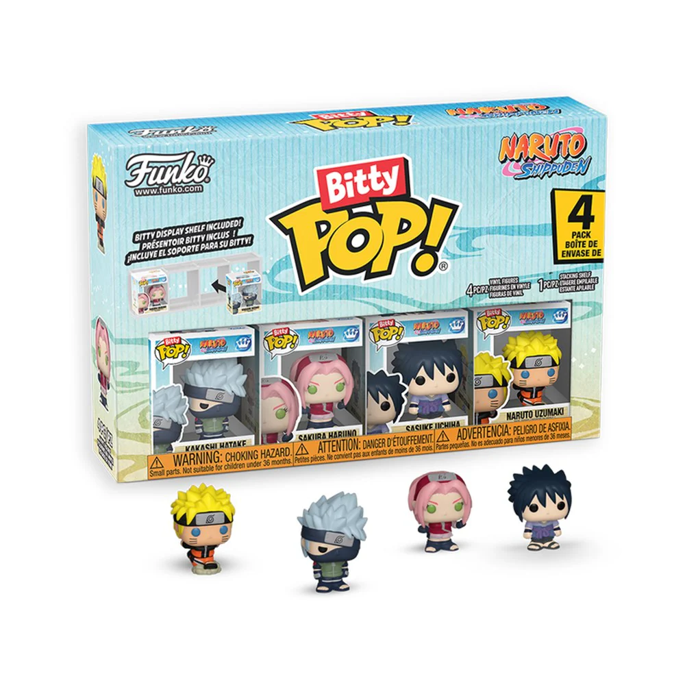 Funko Bitty Pop Animation Naruto Shippuden - Team 7 W/Chase 4Pk