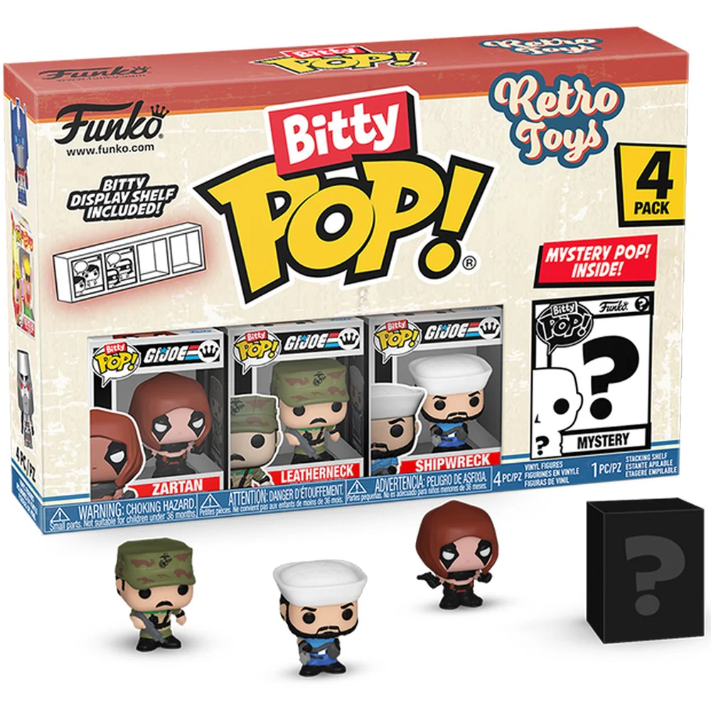 Funko Bitty Pop! Icons: Retro Toys - GI Joe 4pk