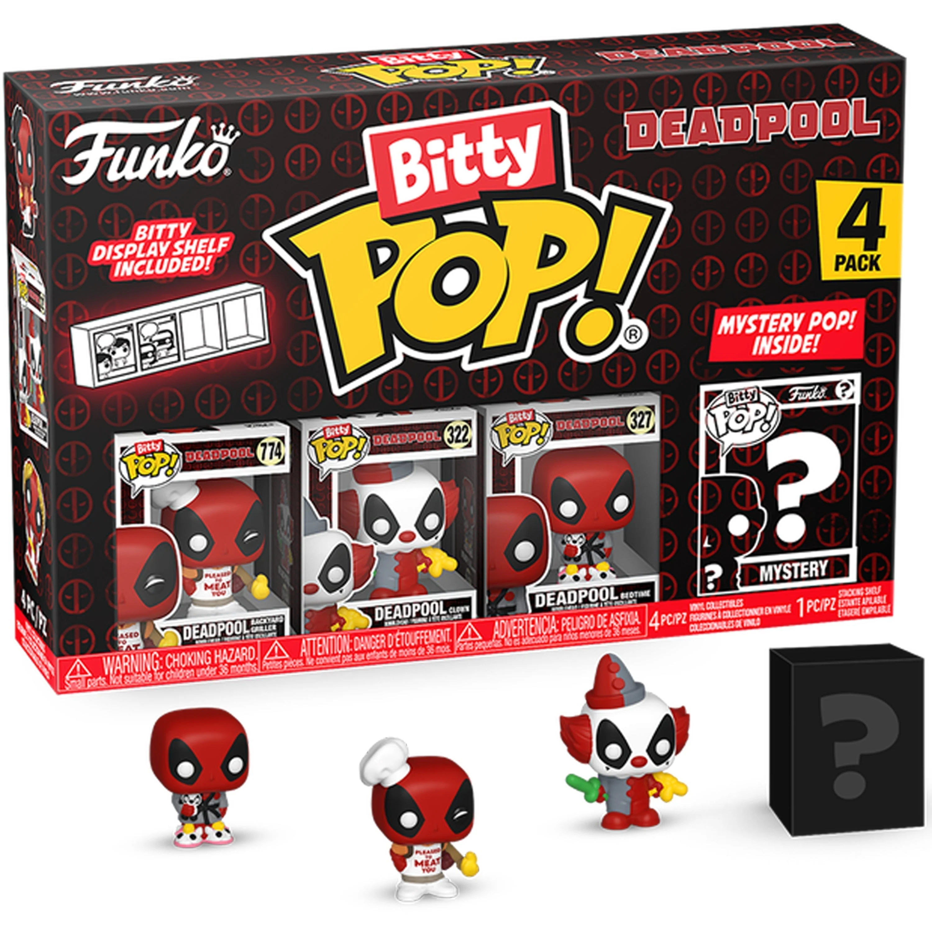 Funko Bitty Pop! Marvel: Deadpool - BBQ Master 4PK