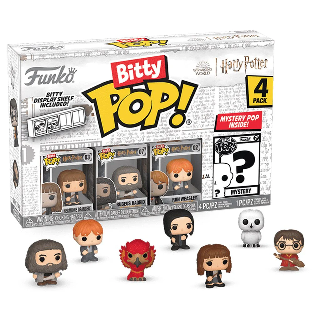 Funko Bitty Pop! Movies: Harry Potter - Hermione in Robe 4pk