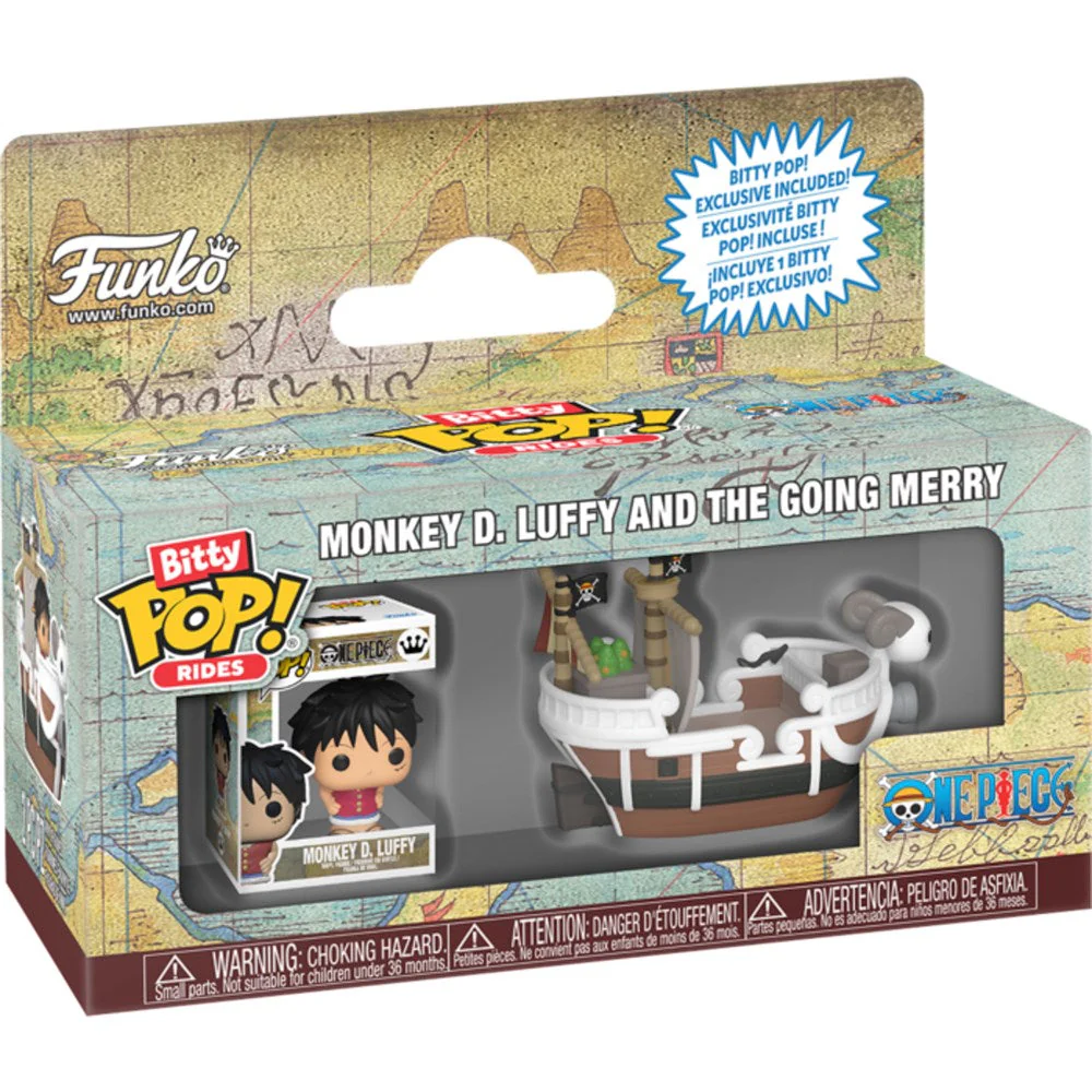 Funko Bitty Pop Ride Animation One Piece - Going Merry With Luffy - Image 2