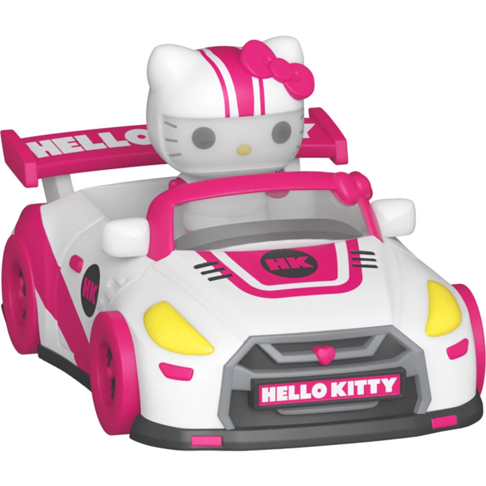 Funko Bitty Pop Ride Animation Sanrio - Racecar With Hello KItty