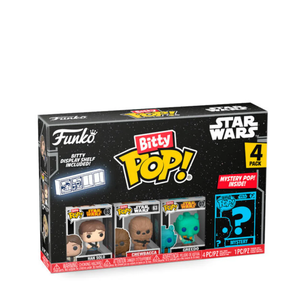 Funko: Bitty Pop! Star Wars: Han Solo 4pk