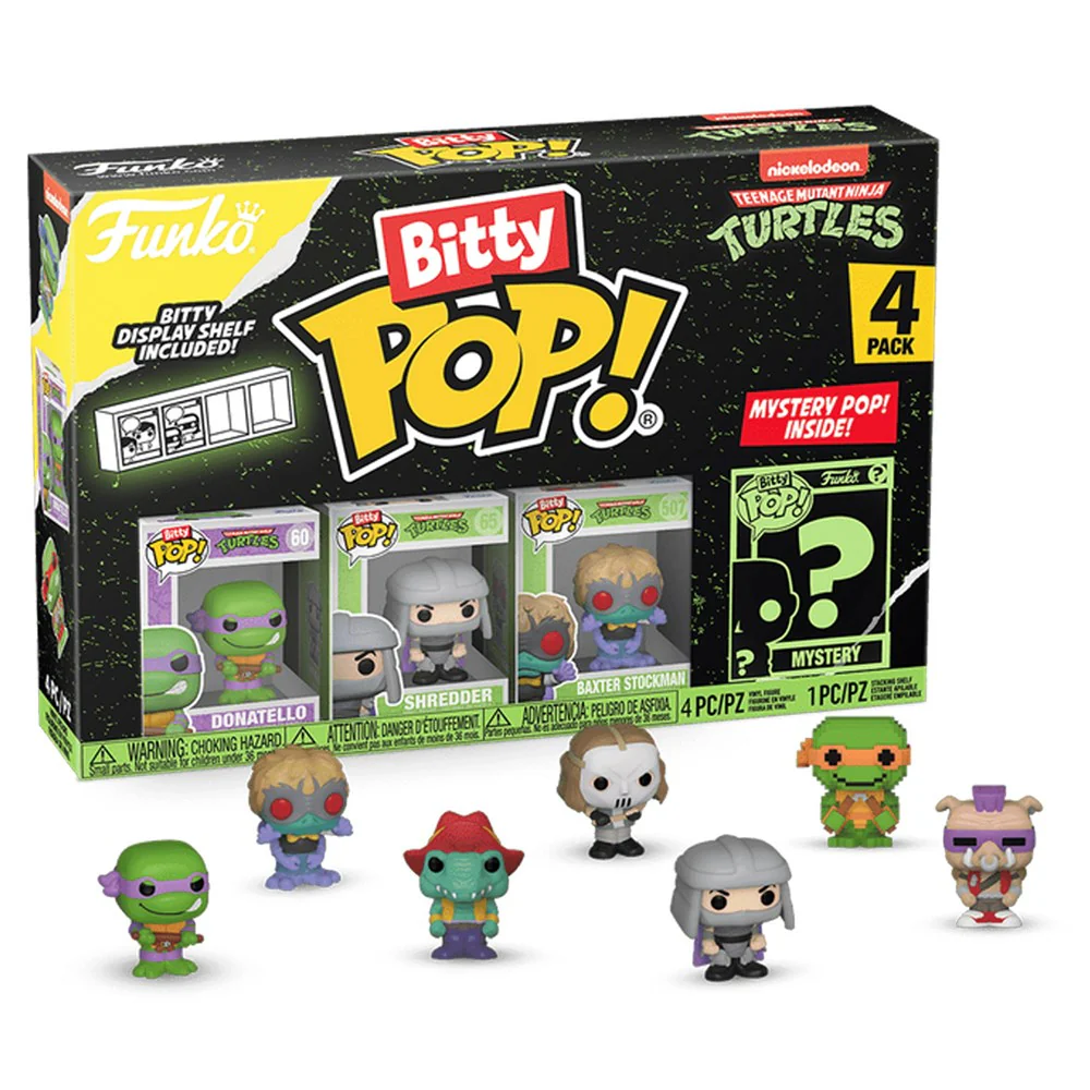 Funko Bitty Pop! Tv: Teenage Mutant Ninja Turtle - Donatello 4pk