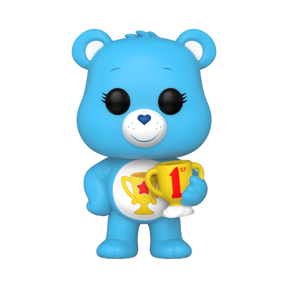 Funko : Care Bears 40th Anniversary - Champ Bear (Flocked) (Chance of Chase)