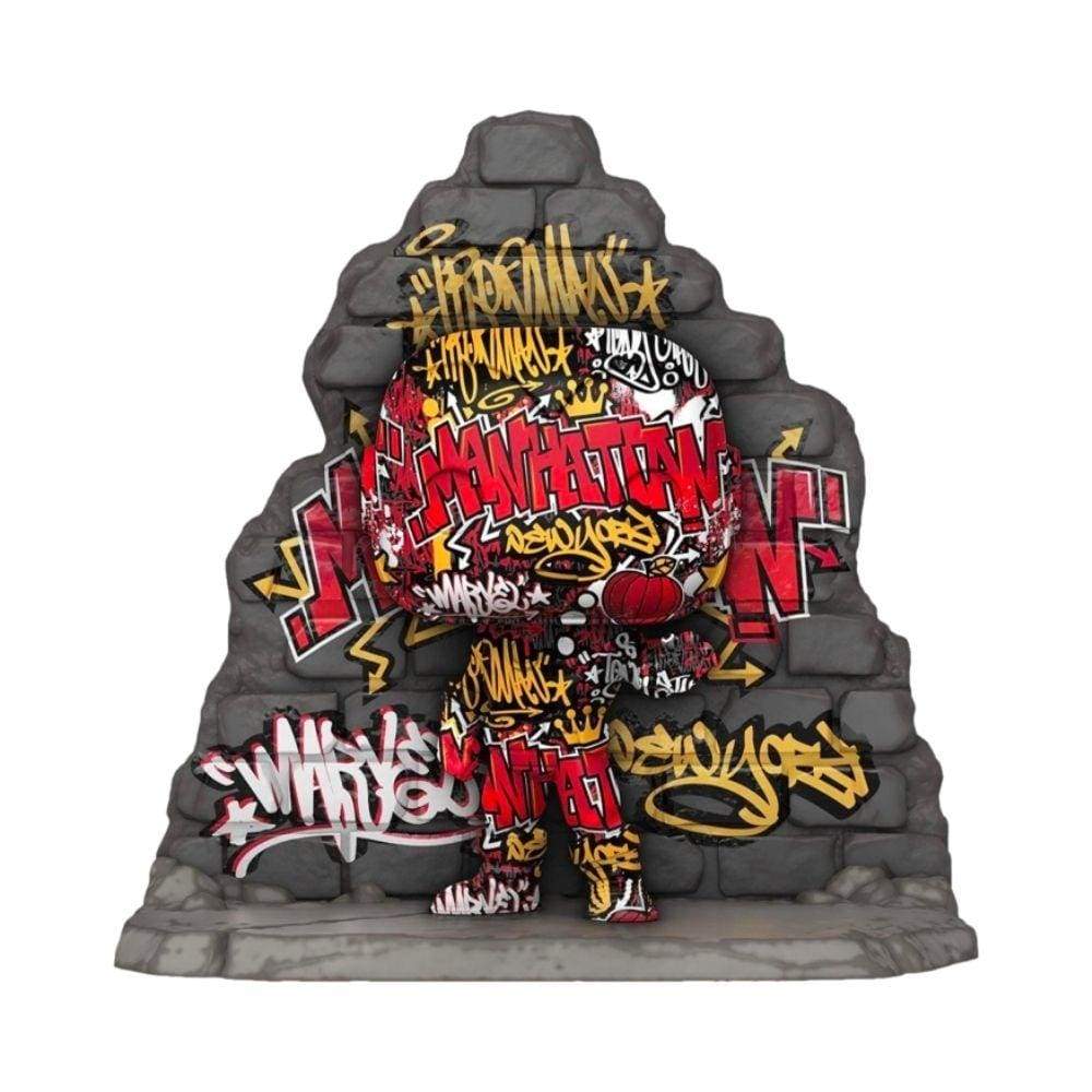 Funko Deluxe Exc : Marvel - Iron Man - Graffiti Deco