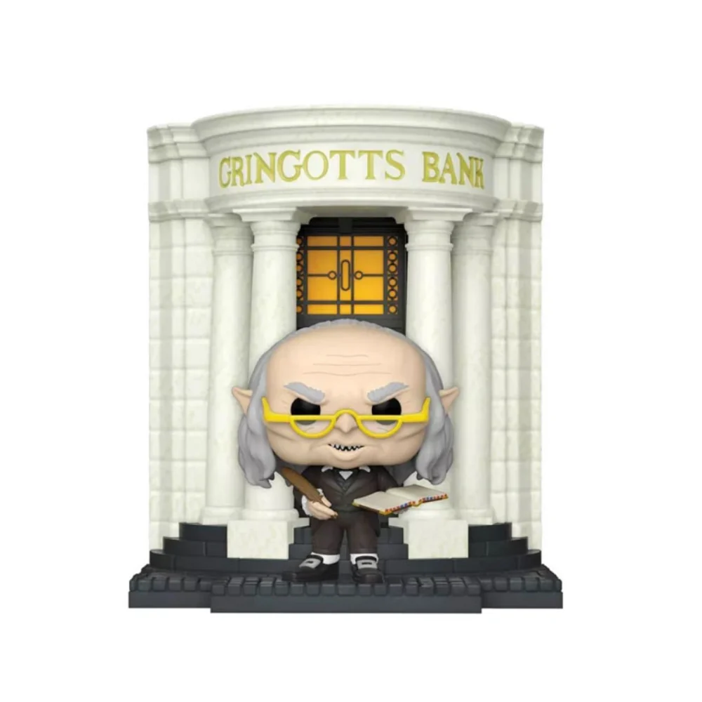 Funko Deluxe : Harry Potter - Gringotts Head Goblin with Gringotts Bank Diagon Alley