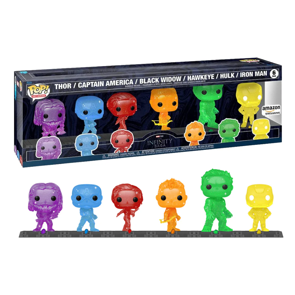 Funko Exc Art Series 6 Pack : Marvel - Infinity Saga - Avengers - Image 2