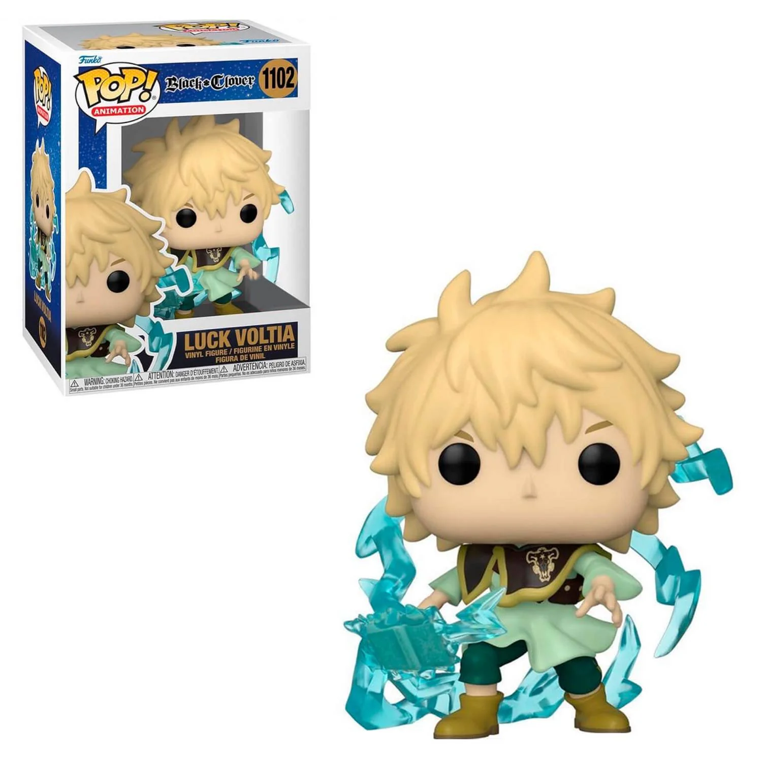 Funko Exc : Black Clover - Luck Voltia (Chance of Chase) (1102) - Image 2