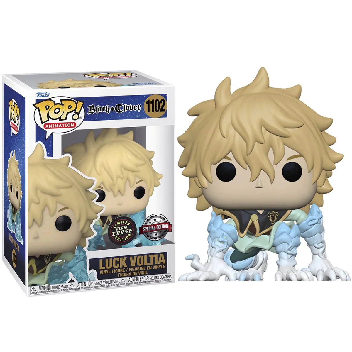 Funko Exc : Black Clover - Luck Voltia (Chance of Chase) (1102) - Image 6
