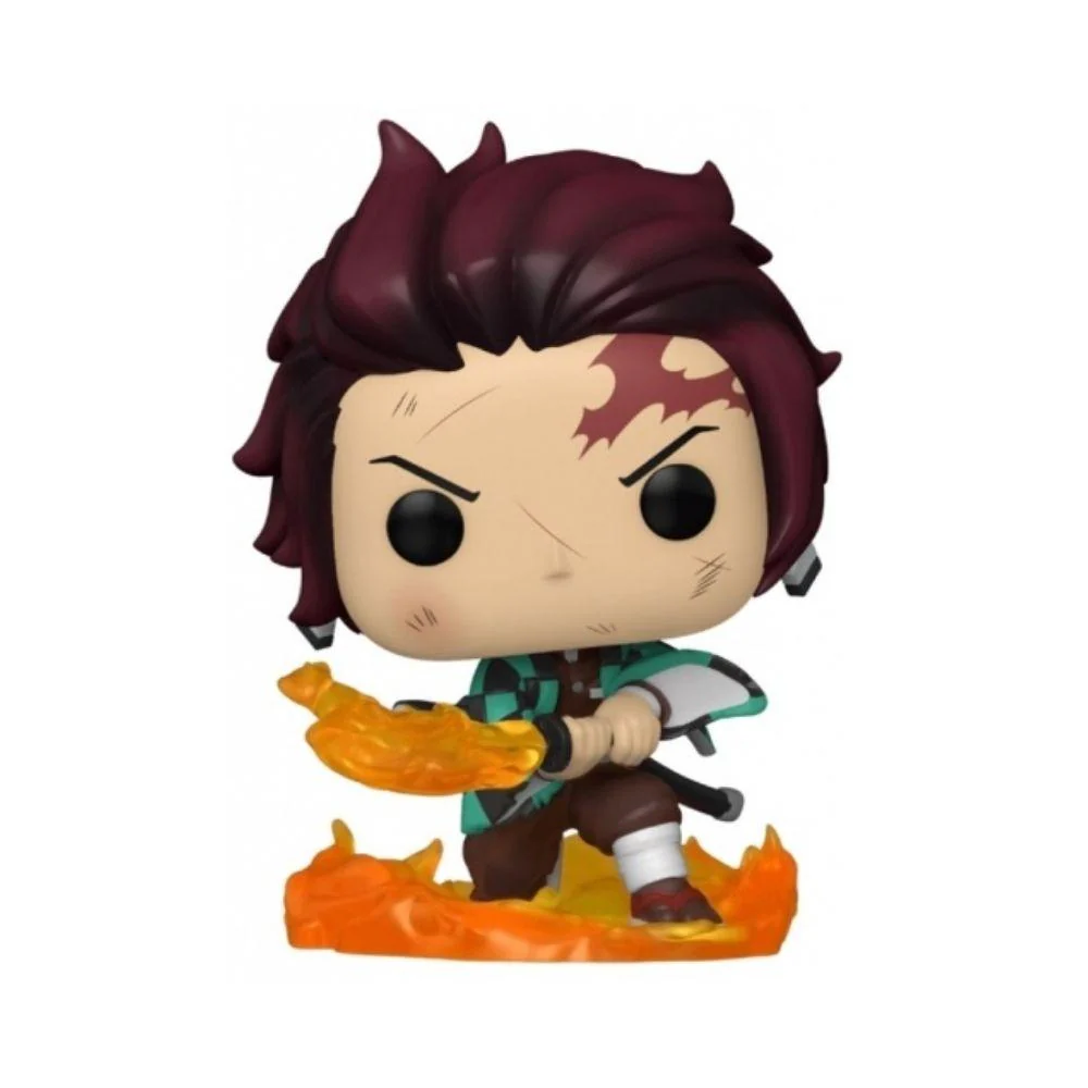 Funko Exc : Demon  Slayer - Tanjiro (HINOKAMI KAGURA DANCE) (874)(with a chance of Chase)
