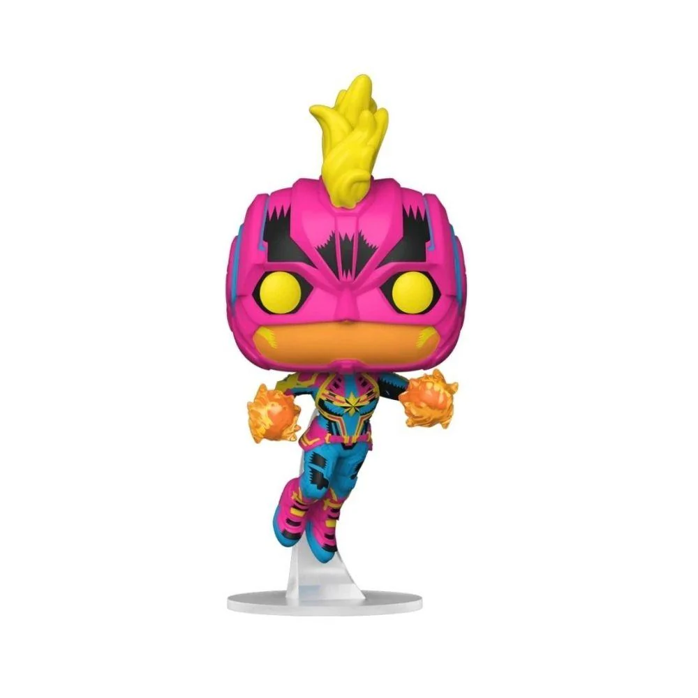 Funko Exc : Marvel - Captain Marvel (Blacklight) (908)