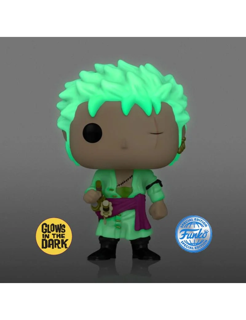Funko Exc : One Piece - Zoro (Glow in The Dark) - Image 2