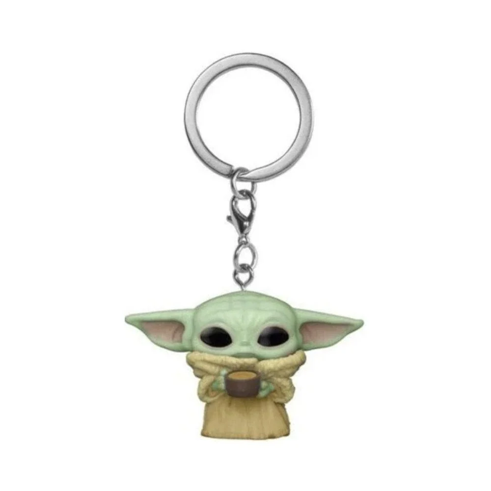 Funko Keychain : Star Wars - Child w/ Cup