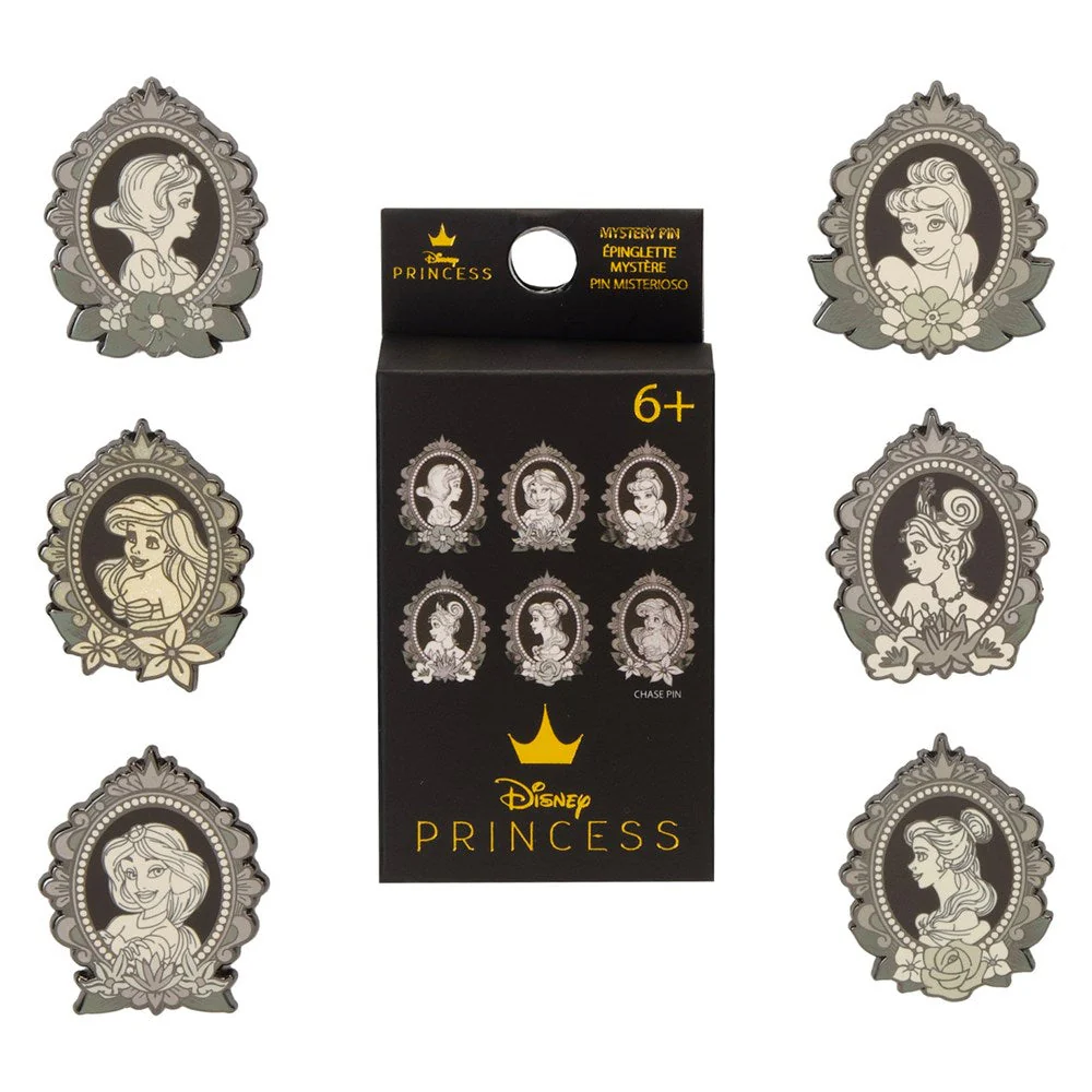 Funko Loungefly! Blind Box Pin: Disney Princesses Cameo Mystery Box Pins