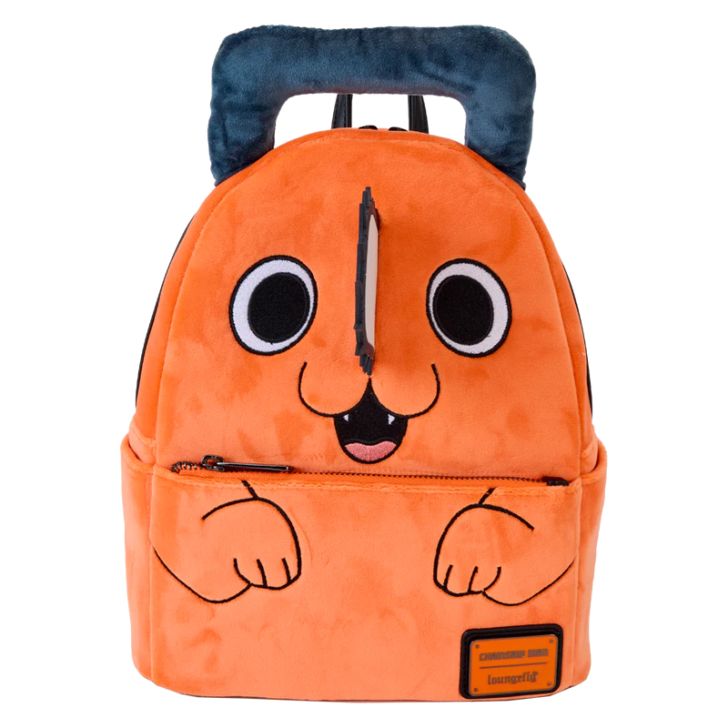 Funko Loungefly! Leather: Chainsaw Man Pochita Plush Cosplay Mini Backpack
