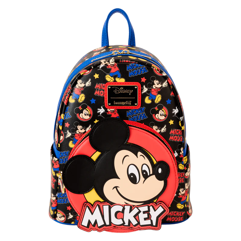 Funko Loungefly! Leather: Mickey And Friends Classic Mini Backpack