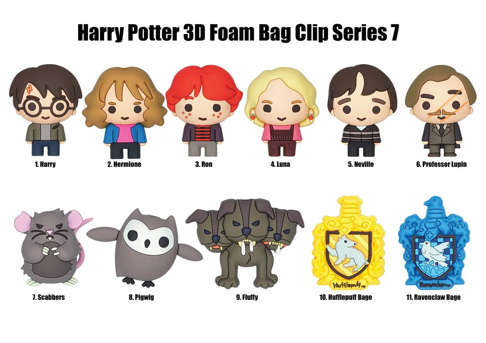 Monogram  Harry Potter 3D Foam Bag Clip Series 7 - Image 2