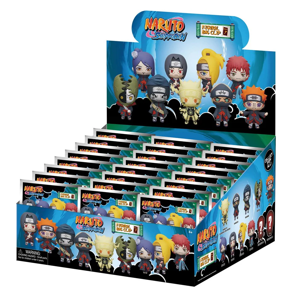 Monogram Naruto 3D Foam Bag Clip, Series 7