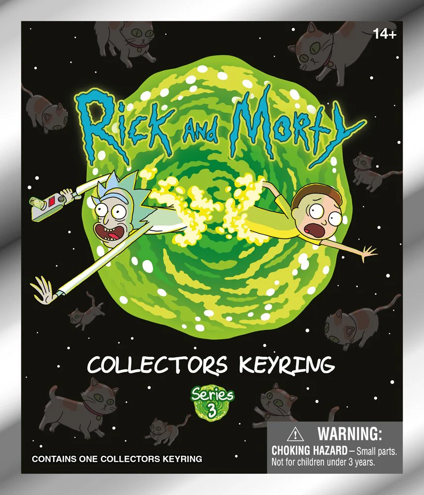 Monogram Rick and Morty 3D Foam Bag Clip, Series 3 - Image 2