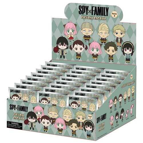 Monogram Spy x Family 3D Foam Bag Clip Series 1