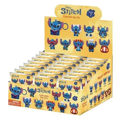 Monogram  Stitch 3D Foam Bag Clip - Series 7