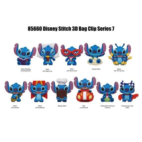 Monogram  Stitch 3D Foam Bag Clip - Series 7 - Image 2