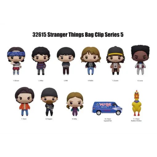 Monogram  Stranger Things 3D Foam Bag Clip, Series 5 - Image 2