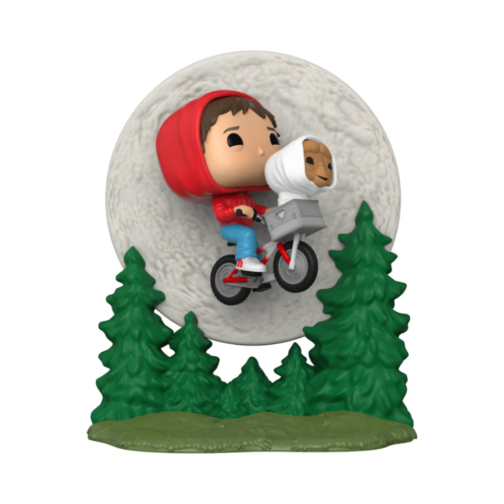 Funko Movie Moments : E.T - Elliot and E.T Flying (Glow in the Dark) (1259)