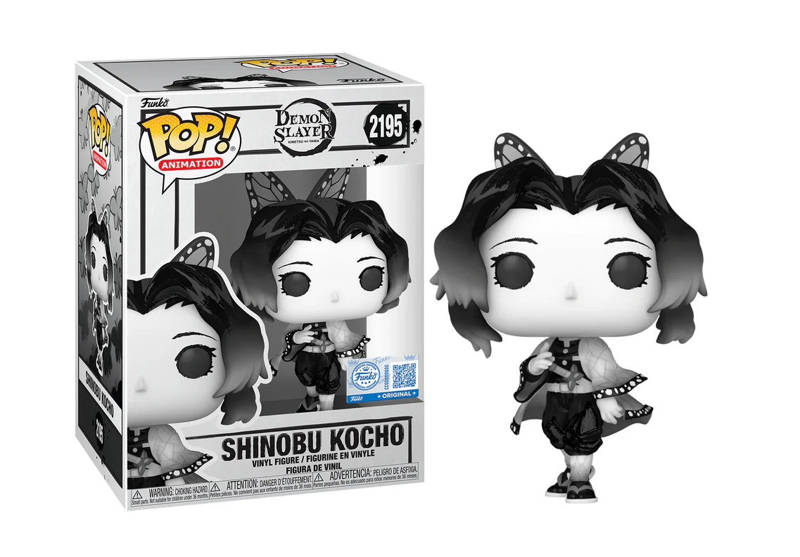 Funko Pop Animation Demon Slayer - Shinobu (Sumi-Ink) (Exc) - Image 2