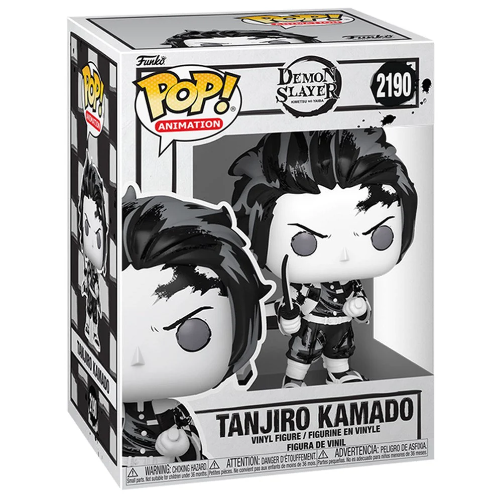 Funko Pop Animation: Demon Slayer - Tanjiro (Sumi-Ink) - Image 2