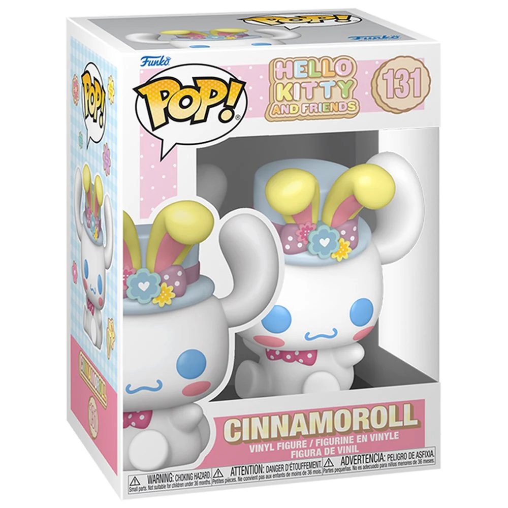 Funko Pop Animation Sanrio - Hello Kitty Spring - Cinnamoroll with Bunny Ears - Image 2