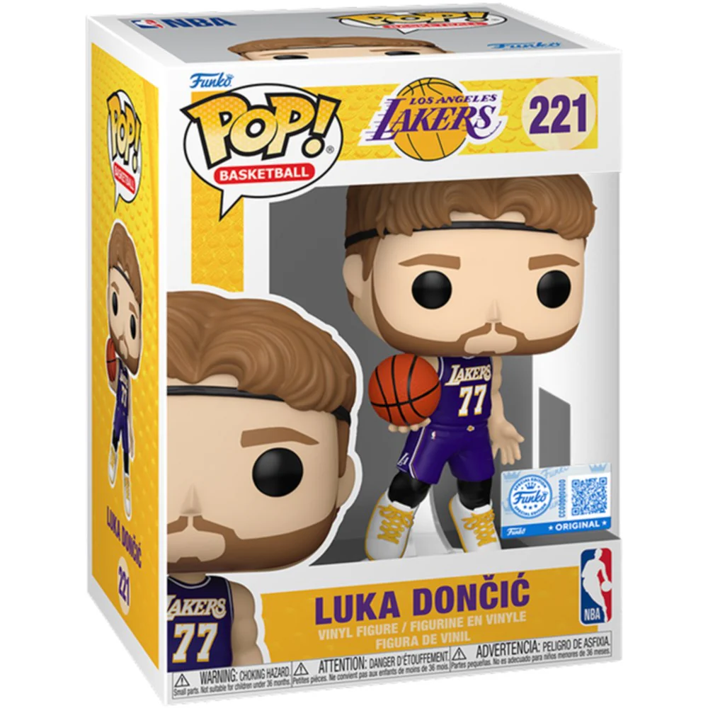 Funko Pop Basketball Nba Lakers - Luka Donci Purple Uniform (Exc) - Image 2