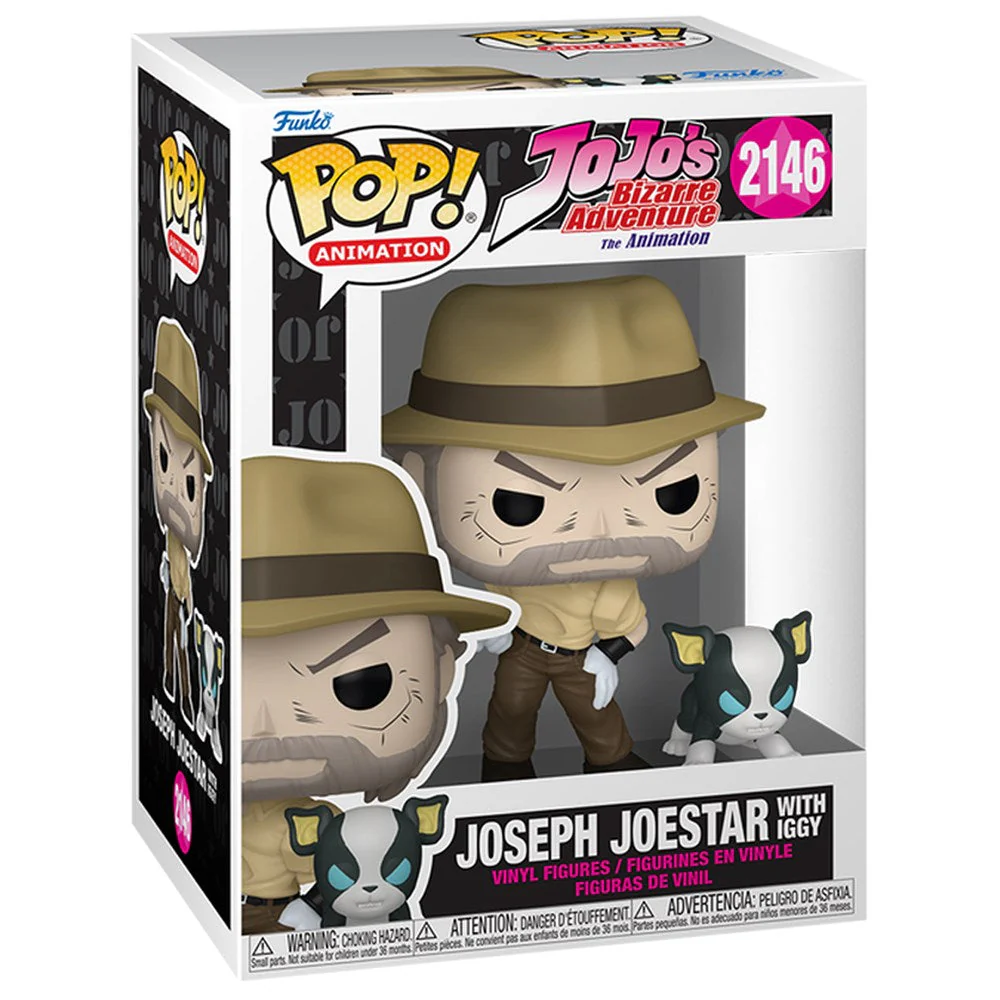 Funko Pop&Buddy Animation Jojos Bizarre Adventure - Joseph & Iggy - Image 2